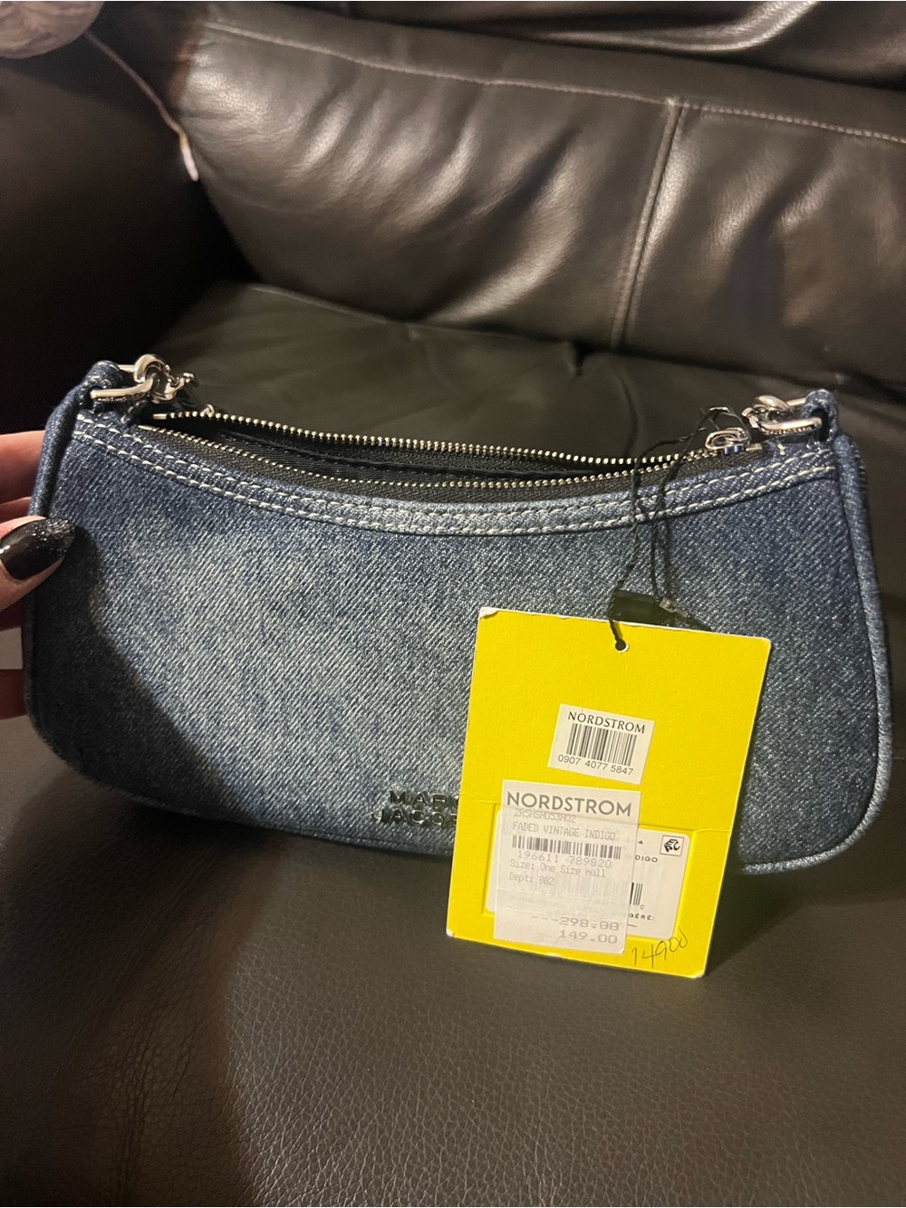 Marc Jacobs Denim Blue Shoulder Bag - Picture 2 of 3